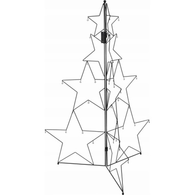 Home Styling Collection Kovová ozdoba ve tvaru vánočního stromku 110 cm