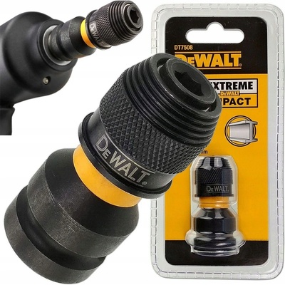 DeWalt adaptér z 1/2 "na 1/4" 6-hran, DT7508 – Zboží Dáma