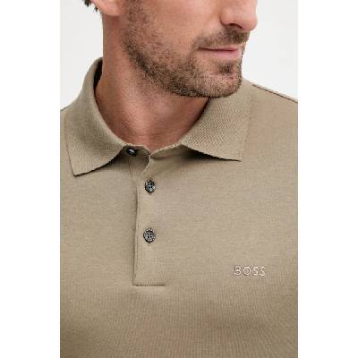 HUGO BOSS тениска тип пулове с яка мъжка от памук Pado 30 (50468392)