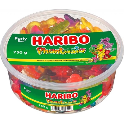 Haribo Phantasia želé cukríky ovocné zvieratká 0,75 kg