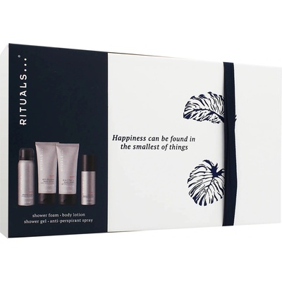 Rituals Homme sprchová pěna 50 ml + antiperspirant 50 ml + sprchový gel 70 ml + tělový krém 70 ml