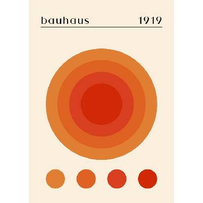 Plagát, Obraz - Bauhaus Print 15, 30 × 40 cm