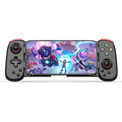 Techsuit - Bezdrátový ovladač D6 DP - pro telefony, Bluetooth, 400mAh - černý