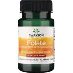Swanson Folate 5-Methyltetrahydrofolic Acid 680 mcg [30 капсули]