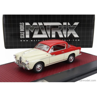 Matrix scale models Alfa romeo 1900 Super Boano Primavera 1955 Bílá Červená 1:43