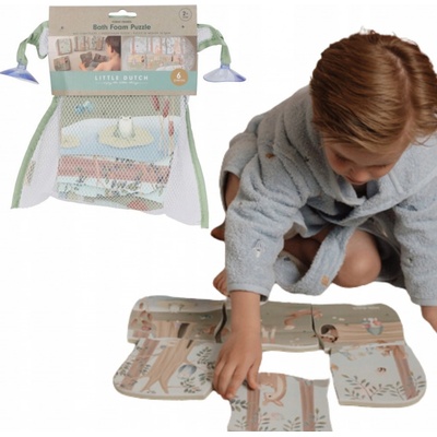 Little Dutch Puzzle do kúpeľa Forest Friends