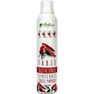 Fabio Produkt Repkový olej s chilli príchuťou 250 ml