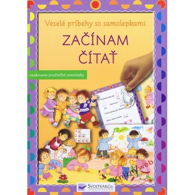 Začínám číst Veselé příběhy se samolepkami