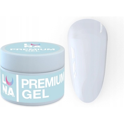 Luna podkladový gel na nehty budující bílý 30 ml