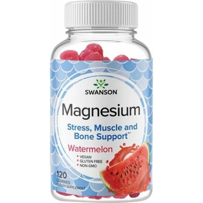 Swanson Magnesium Melón 120 ks gummies