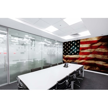 DIMEX ART s. r. o Самозалепваща се флизелинова фототапета винтидж американско знаме iii. 375 x 250 см