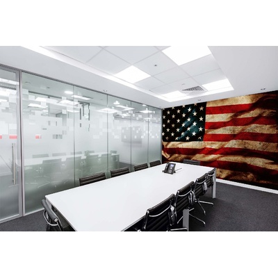 DIMEX ART Самозалепваща се флизелинова фототапета винтидж американско знаме iii. 375 x 250 см