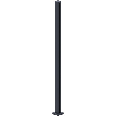 Gutroof stĺpik pre plot na tvrdý podklad URBAN/CITY 190,2 x 75 cm antracitová 009101