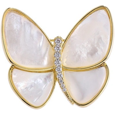 Amparo Miranda Brošňa Perleťový motýlik TXZ217
