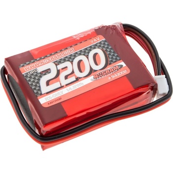 NOSRAM XTEC LiPo RX-sada AAA pyramida 2200mAh RX- 7.4V