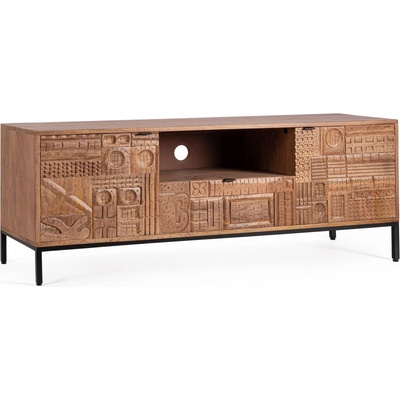 Bizzotto Kindia ТВ ШКАФ 2 ВРАТИ - 1 ЧЕКМЕДЖЕ 140x42x55 (0747174)