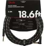 Fender Deluxe Series Black 5, 5 m Директен - Ъглов Инструментален кабел (0990820079)