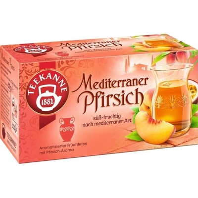 TEEKANNE Mediterranean Peach 20 dvoukomorových sáčků
