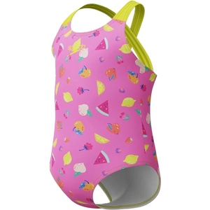 Speedo printed crossback girls neon fruits 6