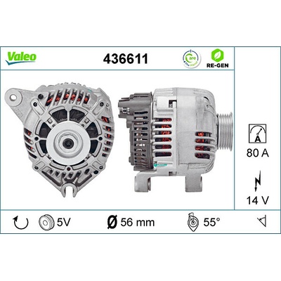 VALEO Alternátor 436611