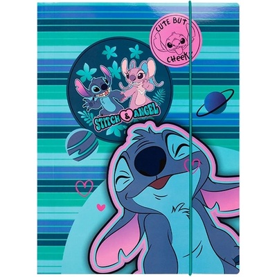 COOLPACK Папка за гуми COOLPACK Lilo and Stitch A/4 със синя ивица R74784PTR (R74784PTR)