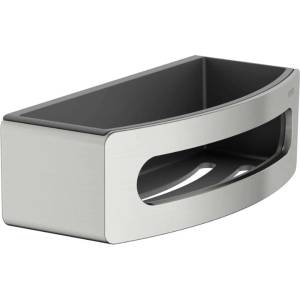 KEUCO Elegance - Рафт, дължина 24 см, черен/неръждаема стомана 11658060001 (11658060001)