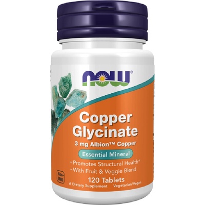 Now Foods Copper Glycinate 120 tabliet