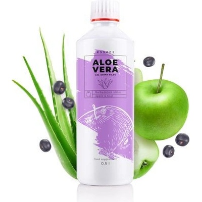 Essens Aloe Vera 99.5% Gel Drink jablko + acai 500 ml