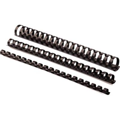 Plastová špirála na dokumenty FELLOWES 16 mm, čierna plastová špirála, 101–120 listov, balenie po 100 kusoch, 5347307