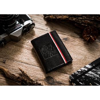 Peterson pánska kožená peňaženka Kauhava univerzálna čierna