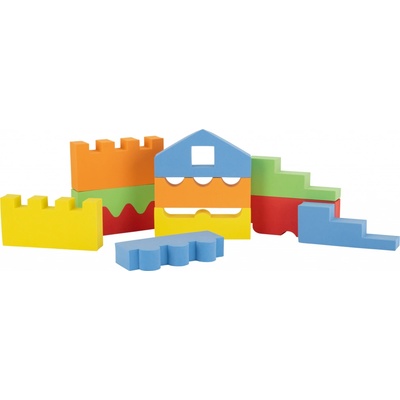 Playtive Pěnové stavebnicové puzzle, 11ks (barevná)