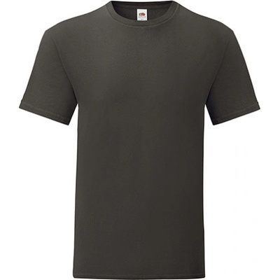 Fruit of the Loom pánske tričko light graphite solid