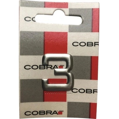 Domovní číslo "3" nerezová ocel, nalepovací, 2,5 cm – Sleviste.cz