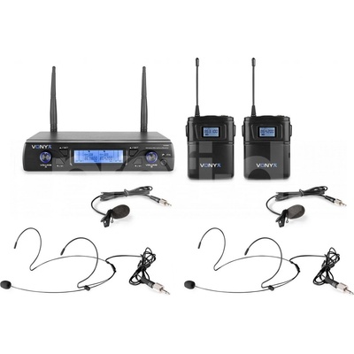 Vonyx WM62B Wireless Micro UHF With 2 Bodypack
