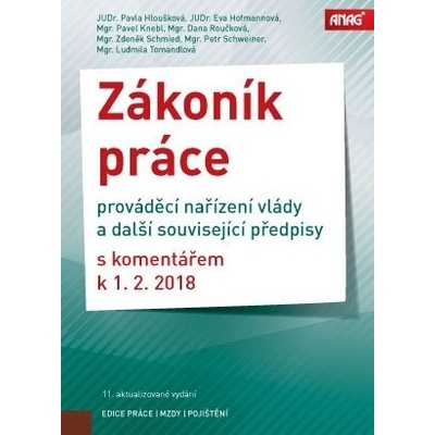 Zákoník práce, prováděcí nařízení vlády a další související předpisy