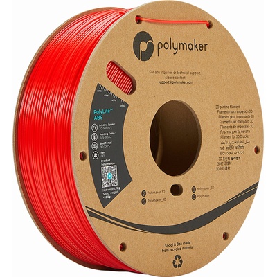 Polymaker PolyLite ABS Red - 1, 75 mm (PE01004)