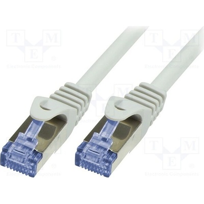 Logilink CQ3112S patch, kat.6A S/FTP PIMF, 20m, šedý