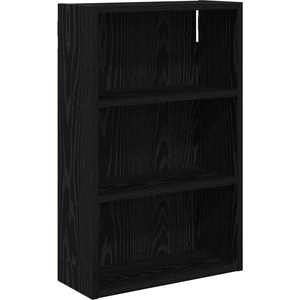 vidaXL Банен стенен шкаф Черен Дъб 40 x 16 x 62, 5 см (889368)