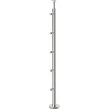 Sloupk antikor D42,4/5x12mm, v=100cm,VK-schod,lesk