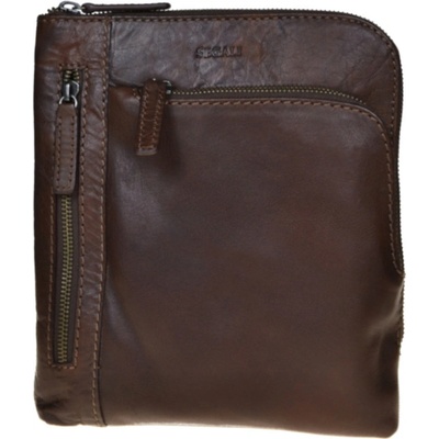 Segali pánska kožená crossbody taška 25579 brown