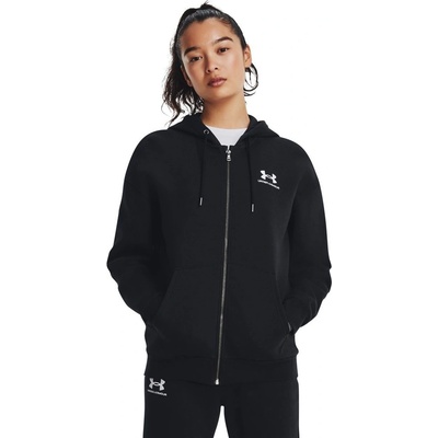 Under Armour Essential Fleece FZ Black White