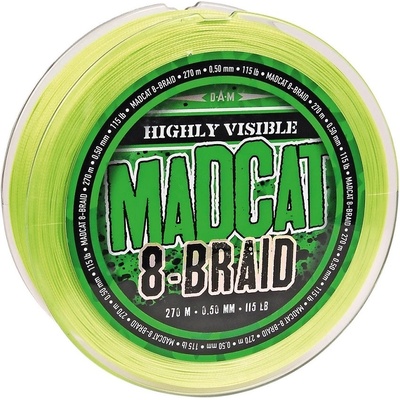 MADCAT Pletená Šnúra 8-Braid Zelená 270m 0,35mm 29,5kg