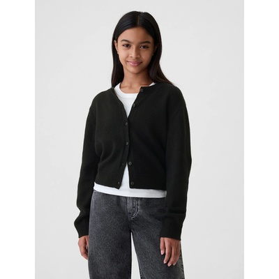 GAP dětský kardigan CashSoft černá – Zboží Dáma