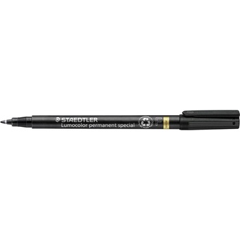Image 1 of STAEDTLER Маркер Staedtler Lumocolor Perm Special 0, 6мм черен (319 F-9)