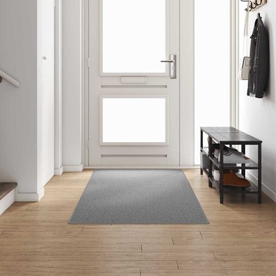 vidaXL Килим пътека Светлосиво 100 x 300 cm 100% Полипропилен (42011382)