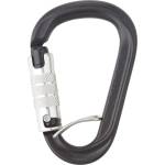 AustriAlpin HMS карабинер Austrialpin HMS Rondo Aluminium 3-way Autolock Selfie HMS carabiner - Black Heavily Coated - размер One Size (323-0047-0511)