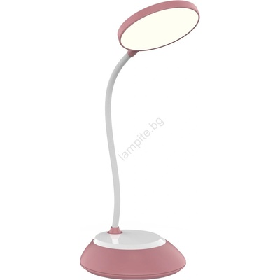 Kobi Led Димируема акумулаторна настолна лампа visua led/5w/5v 3000-5000k розов (kb0397)