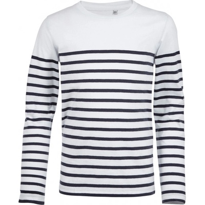Sols dětské tričko s dlouhým rukávem Matelot LSL kids 03101904 White navy