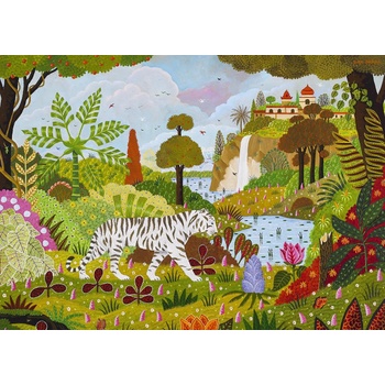 Image 1 of Pieces & Peace - Puzzle Tigre Blanc - 1 500 piese