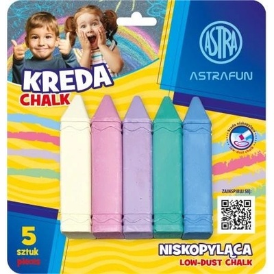 ASTRA Chodníková krieda Jumbo 5ks mix farieb 330022002